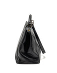 FNDI Large Peekaboo Bag Calfskin Black GHW