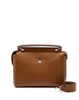 FNDI DotCom Bag Calfskin Brown SHW