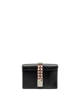 PRD Electra City Flap Bag Calfskin Black/Red SHW