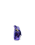 FNDI Baguette Bag Limited Edition Sequin/Leather Purple GHW