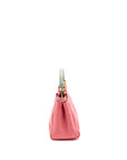FNDI Colourblock Mini Peekaboo Nappa Leather Rosa Fluo/Oxigen Slate GHW