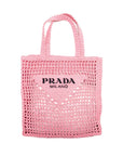 PRD Crochet Tote Bag Raffia Pink