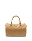 PRD Boston tote bag calfskin leather beige GHW