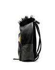 FNDI Large Backpack Calfskin/Fur/Crocodile Black/Multicolour SHW