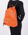 Christian D1OR Atelier Backpack Orange Leather