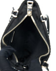 PRD Crystal Satin Handbag With Crystal Black SHW