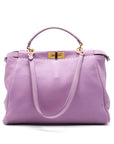 FNDI Extra Large Peekaboo Bag Purple