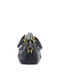 PRD Bauletto Tote Bag Soft Calfskin Black GHW