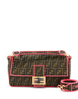 FNDI Buguette Shoulder Bag FF Jacquard Fabric/Multicolour GHW