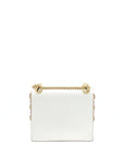 FNDI Kan I Bag White/Multicolour Gold And Silver Hardware