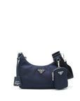 PRD 2005 Re-edition Nylon Shoulder Bag Indigo Blue SHW