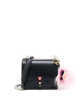 FNDI Kan I Calfskin Black SHW With An Extra Bag Charm