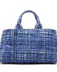 PRD Canvas Shopping Tote Bag Blue