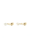 CHRISTIAN D1OR CD EARRINGS STARS WITH PEARL
