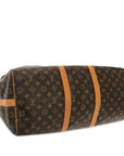 Brown LV Monogram Keepall 50 Travel Bag