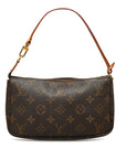 Brown LV Monogram Pochette Accessoires Baguette