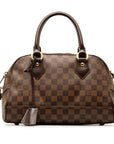 Brown LV Damier Ebene Duomo HandBag