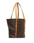 Brown LV Monogram Sac Shopping Tote Bag