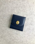 Christian D1OR CD Logo Coin Purse Navy Vintage cai3si