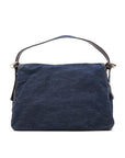 FNDI Denim Mamma Baguette Shoulder Bag