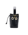 FNDI Black Mon Tresor Mini Leather Bag