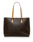 Brown LV Monogram Luco Tote