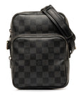 Black LV Damier Graphite Rem Crossbody Bag