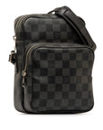 Black LV Damier Graphite Rem Crossbody Bag