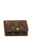 Brown LV Monogram 6 Key Holder