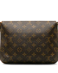 Brown LV Monogram Musette Tango Short Strap Shoulder Bag