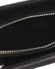 Cannage Lady D1OR East West Leather Handbag Black