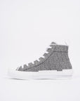 Christian D1OR B23 Hightops Grey Oblique / White Canvas EU 43 UK 9
