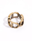 Christian D1OR CD Ring Gold Gold Plated Medium