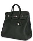 HMS HAC Birkin 40 Vert Fonce Togo Palladium Hardware