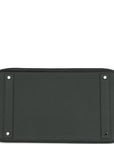 HMS HAC Birkin 40 Vert Fonce Togo Palladium Hardware
