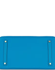 Top Quality HMS Birkin 35 Bleu Zanzibar Togo Gold Hardware