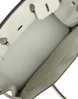HMS Birkin 30 Gris Neve Togo Gold Hardware