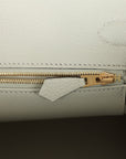 HMS Birkin 30 Gris Neve Togo Gold Hardware
