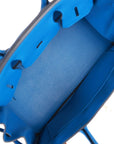 HMS Birkin 30 Bleu Zellige Togo Gold Hardware