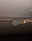 HMS Special Order (HSS) Birkin 30 Bleu Electric and Etain Clemence Brushed Gold Hardware