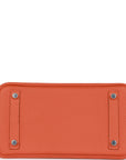 HMS Birkin 25 Orange Togo Palladium Hardware