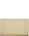 Top Quality HMS Birkin 35 Parchemin Epsom Palladium Hardware