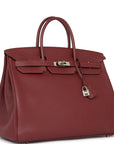 HMS Birkin 40 Rouge H Togo Palladium Hardware