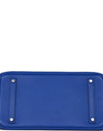 Top Quality HMS Birkin 35 Bleu Electric Togo Palladium Hardware