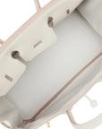 HMS Birkin 25 Gris Perle Togo Gold Hardware