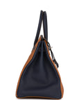 HMS Special Order (HSS) Birkin 35 Gold and Bleu Nuit Togo Brushed Palladium Hardware