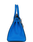 HMS Special Order (HSS) Birkin 25 Bleu Hydra and Bleu Saphir Chèvre Brushed Palladium Hardware