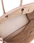 Top Quality HMS Birkin 35 Etoupe Togo Palladium Hardware
