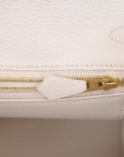 HMS Special Order (HSS) Birkin 25 Black and White Clemence Gold Hardware