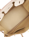 HMS Special Order (HSS) Birkin 35 Craie and Trench Clemence Brushed Gold Hardware